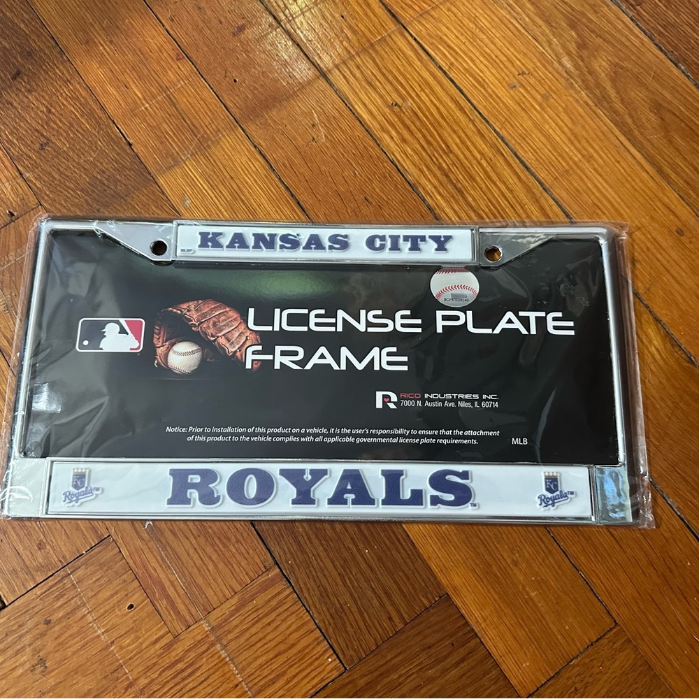 MLB Silver and Blue Kansas City Royals Accent Frame